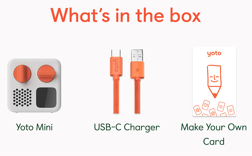 Yoto Mini What Is In The Box Yoto Mini What Is In The Box